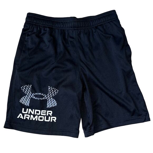 Under Armour Boy's LG Logo Loose Fit Athletic Shorts - Picture 1 of 4